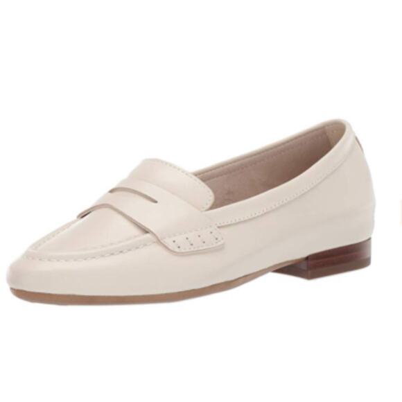 AEROSOLES 'Map Out' Women's 7.5M Bone Beige Penny Loafer Comfort Flat Neutral - Picture 1 of 6